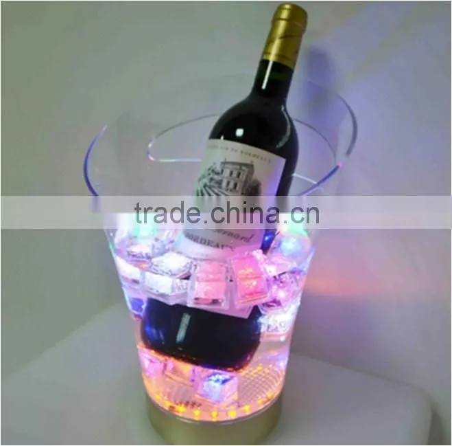 Plastic acrylic led ice bucket for Moet Chandon promotion