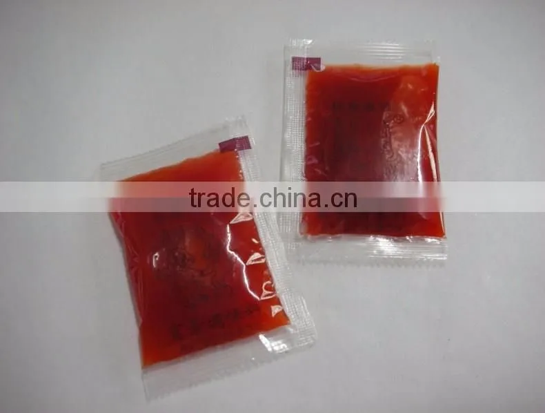 Manual tea bag peanut butter ketchup sachet packing machine