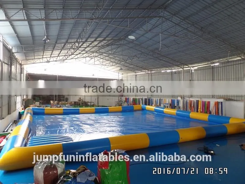customized size and color inflatable pool for water games