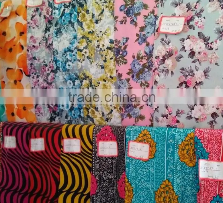 Super Quaity Customized Printed 100% Rayon Fabric