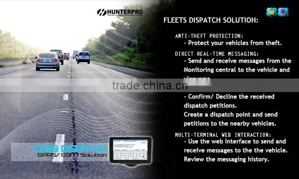 GPS Dispatch Solution GSM/ GPRS (CP-60 DISPATCH)