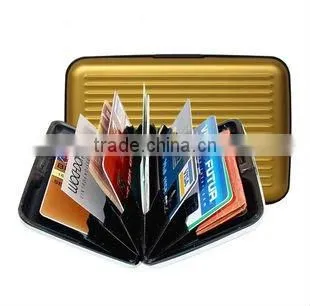 Credit card holder aluminum credit card case