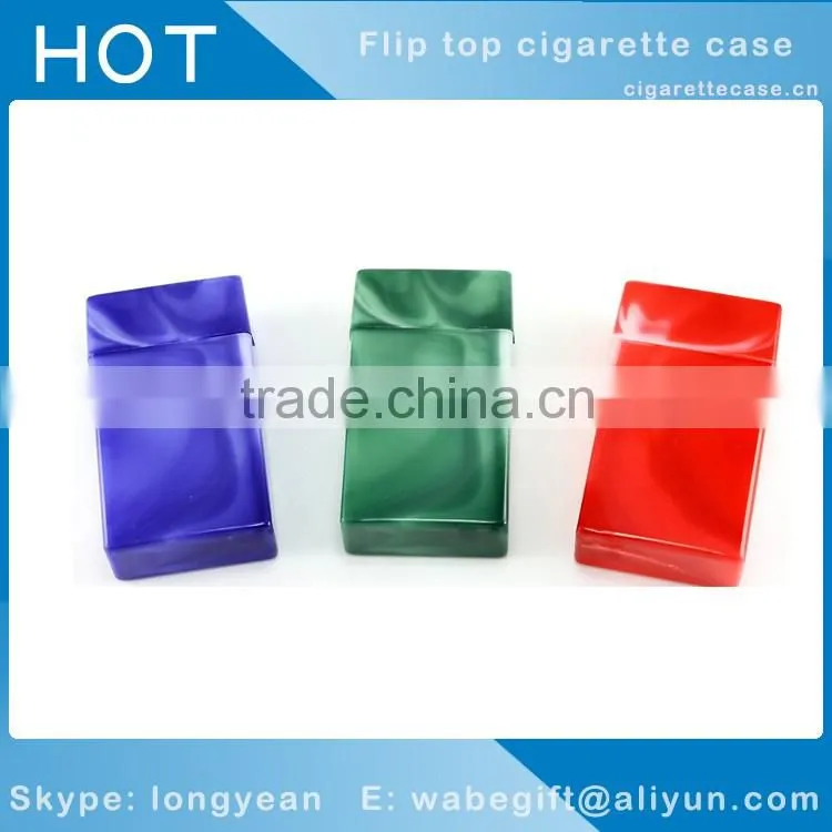 Flip top Cigarette Case box holder use for 20s standard kind size cigarette pack