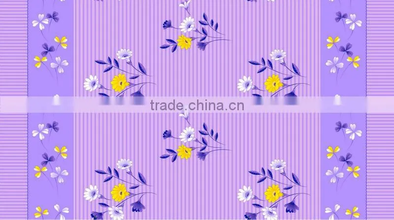 100% brushed polyester printed fabric for making bed sheets