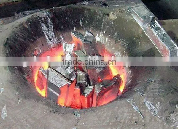 Small electric ingot melting furnace for copper , aluminum, iron , steel