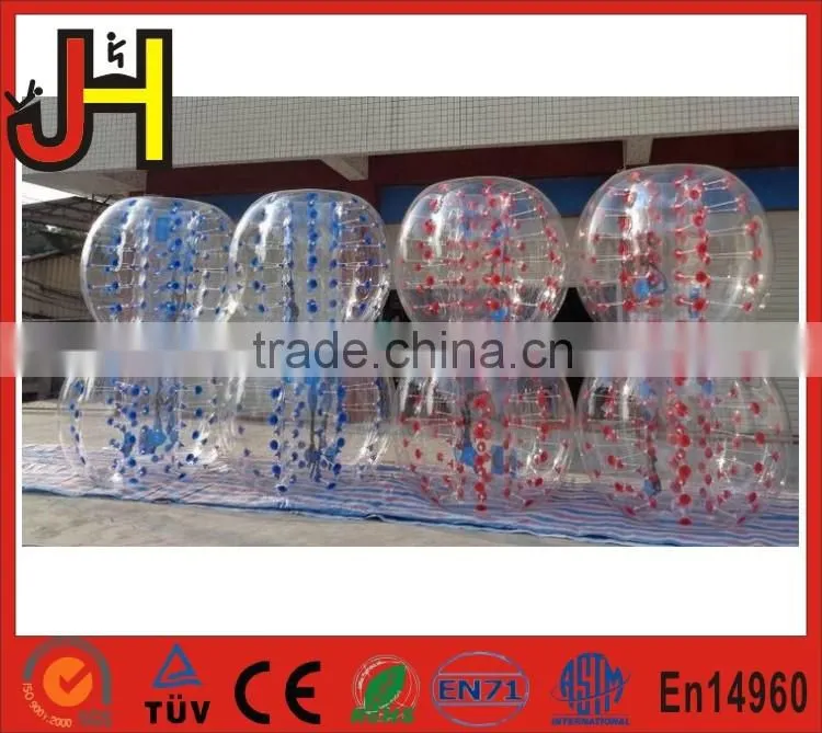 Fast Delivery 1.0mm PVC/TPU Inflatable Knocker balls, Bubble Ball