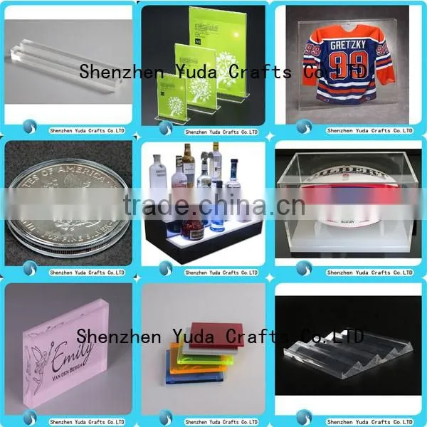 3 tiers homemade wholesale plexiglass acrylic brochure display, flyer stand for leaflet displaying