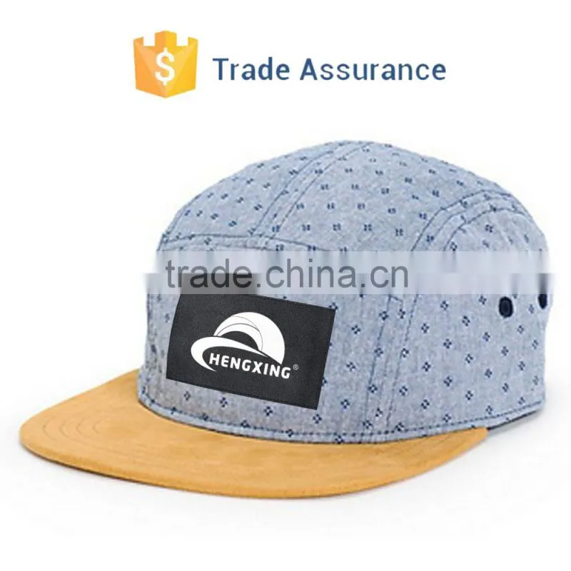 Custom Men/Women Structured 5 Panel Hats Caps