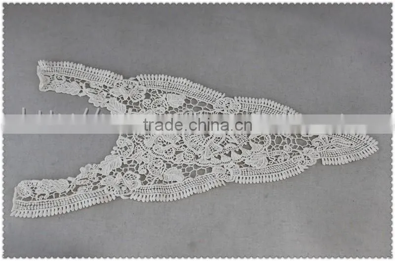 100% cotton lace collar, Soft White crochet Cotton Lace Collar for garment