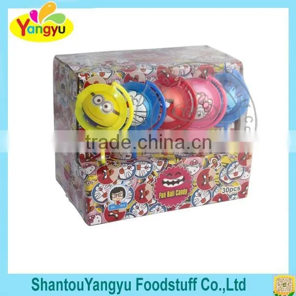 Rotating globe toy fruity flavors mini sweet tablet candy
