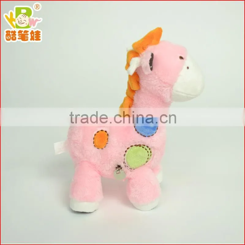 wholesale plush stuffed Christmas cute music animal toy