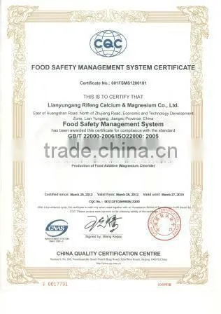 magnesium chloride flakes, nigari, food / industrial grade