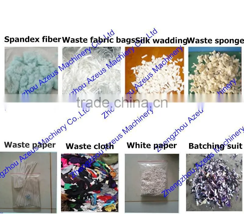 waste cloth cutter /muti-functional fibre/cotton fibre /waste cloth cutting machine