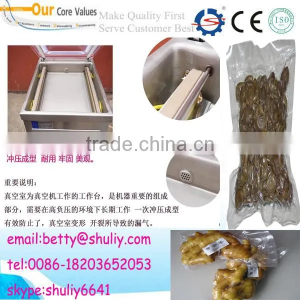 Double chamber vacuum packing machine DZ600/2S for sea food,salted meat,dry fish,pork,beef,rice