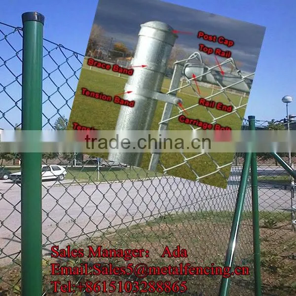 PVC coated wire mesh and chain link fence for fence