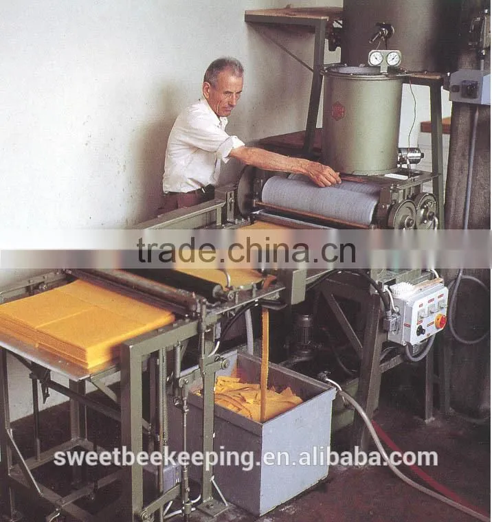 beeswax machine fully automatic electrical beeswax foundation machine for beekeeping