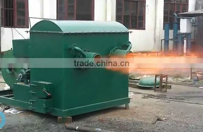 Biomass burner for pyrolysis plant