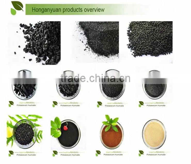 Organic Fertilizer nutritional supplement potassium humate fulvate