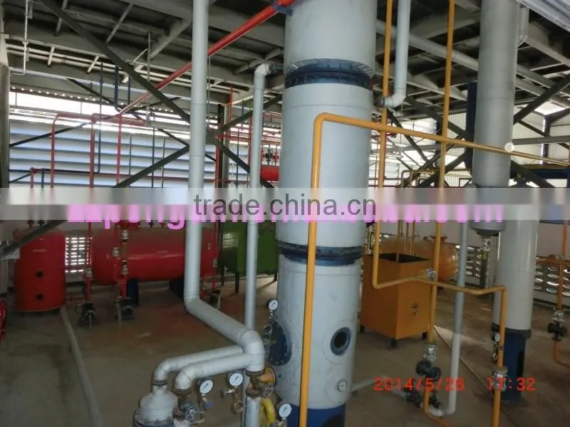 Energy Efficiency crude edible palm oil refinery