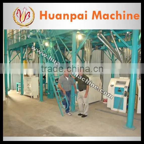 Factory supply 50ton wheat flour mill with auto control