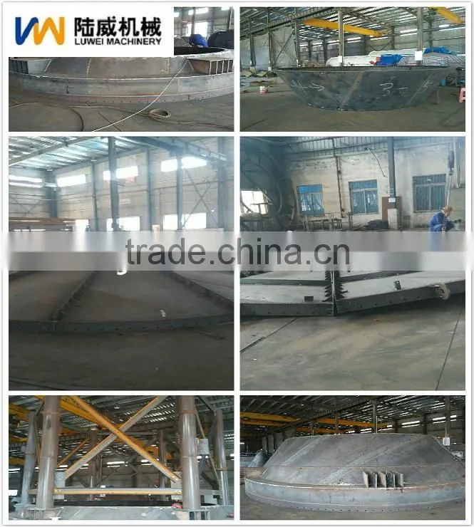 Hot sale sheet steel silo for clay brick production line