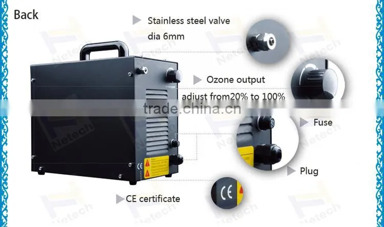 Good quality home use portable corona discharge ozone generator