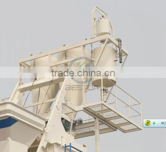 Low price PLC schenider Control HZS25 mini batching plant sold to Algeria