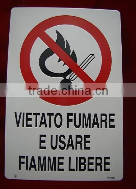 No tossing sign