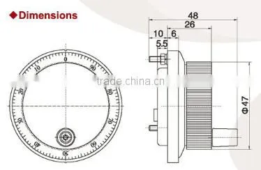 ISM6045 hand wheel pulse encoder 100 pulse 5V