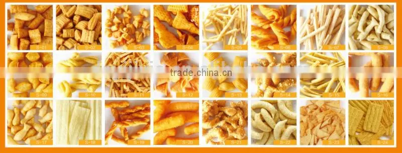 Stainless Steel Advanced Technology Automatic Fried Extrusion Snack Processing Line -- Jinan DaYi Extrusion Machinery