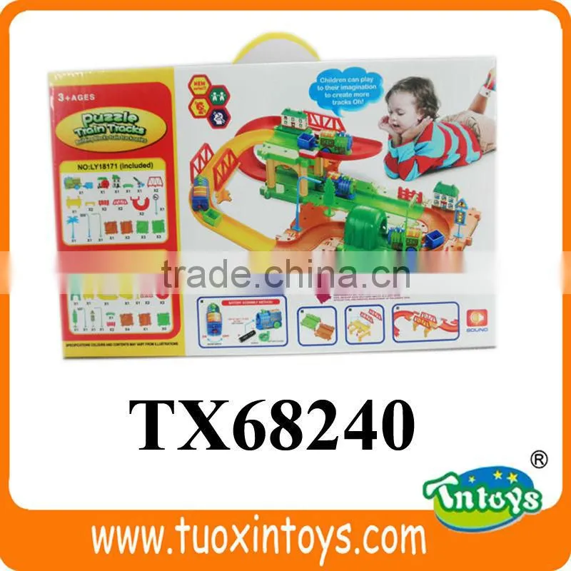 battery operated high speed toy train set