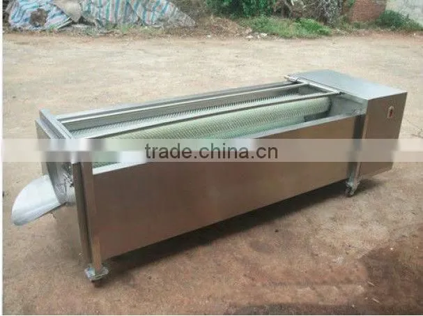 nylon brush type stainless steel automatic potato decorticator