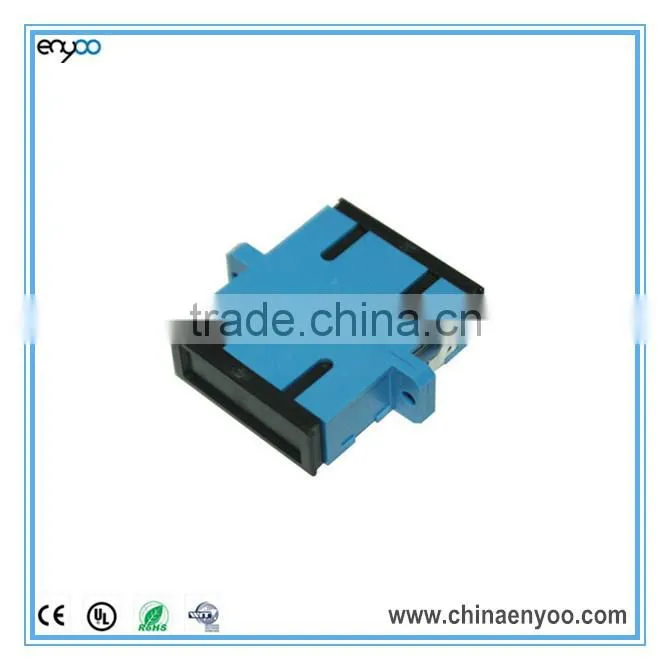 fiber couplers,SC/SC duplex ceramic sleeve,low profile,flange