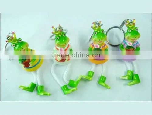 Frog shaped key chains for promotion gifts