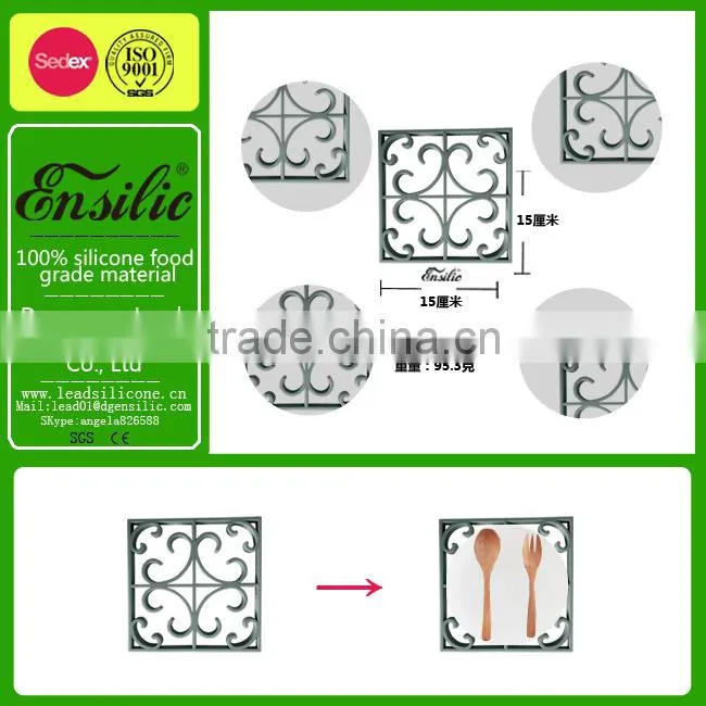 Chinese Style High Temperature Resistant Silicone Table Mat,Heat Resistant Silicone Mat