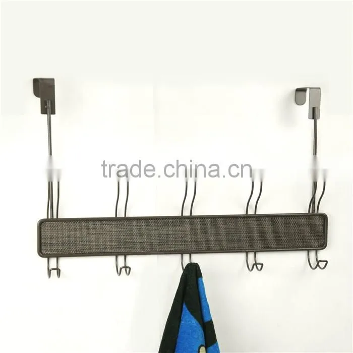 Metal Door Hanging Rack, 5 Hooks