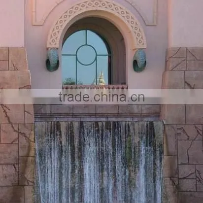 Outdoor big gardern decoration water dolphin fountain