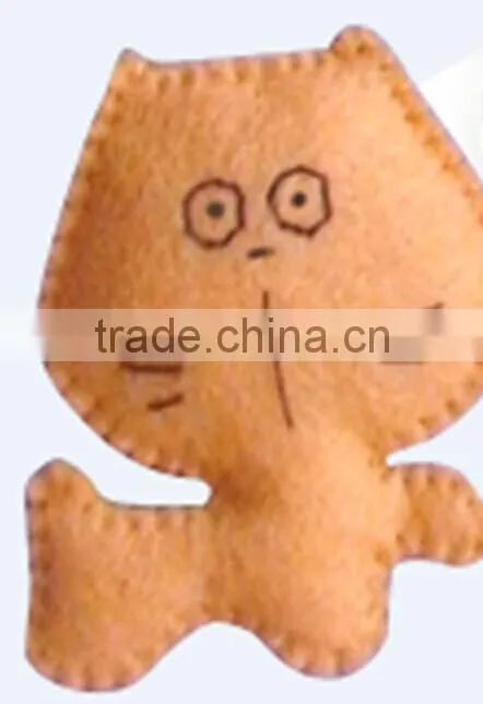 14081816 factory direct selling azo-free kids craft felt kits, education sew your own kit for kids, schools