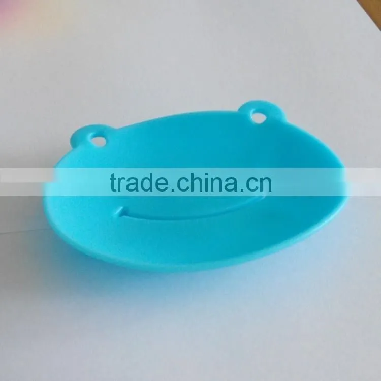 New Fashion design cute Frog shape silicone soap molds/customizable Silicone Bathroom Soap Holders