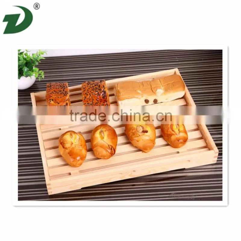 High quality new design handmade wooden bread tray