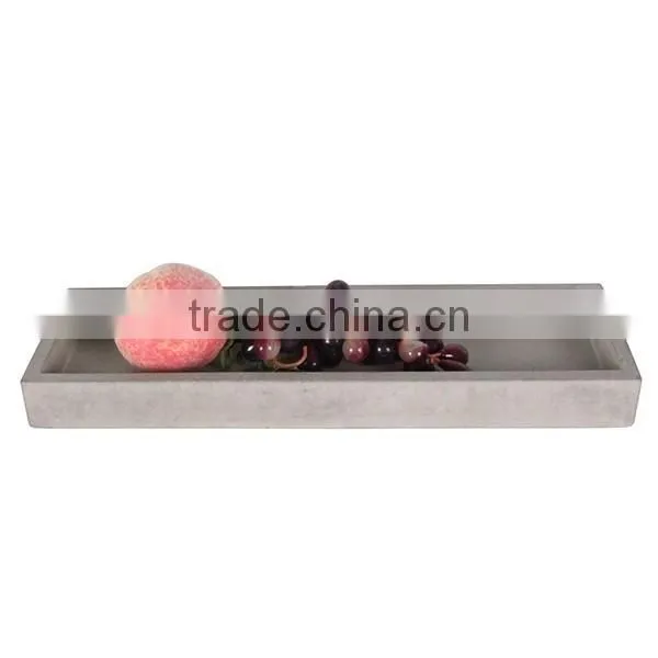 Concrete cement Multi-function storage tray jewel stand