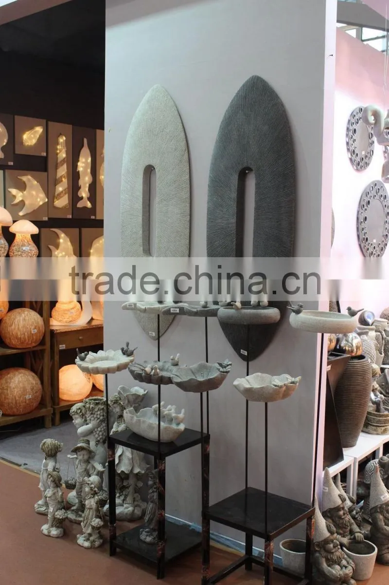 Sandstone Spoon Shape Garden Bird Feeder
