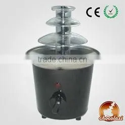 CHOCOLAZI ANT-8020 ALL Model CE&RoHS Auger 3 Tiers party home plastic mini home chocolate fountain