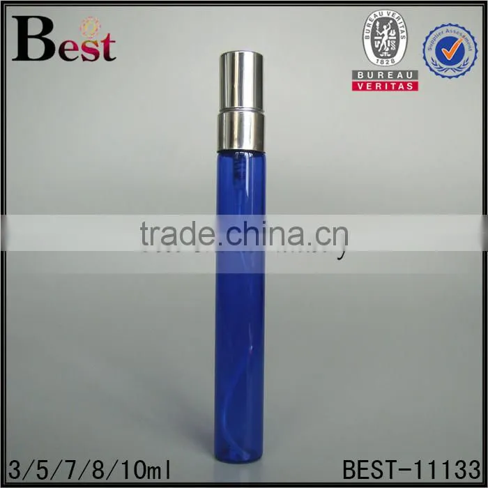 3ml 5ml 8ml cosmetic perfume spray bottle empty clear perfume spray bottle black plastic cap pocket sized perfume spray bottle