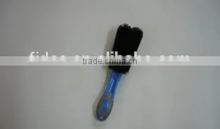 Plastic bristle car carpet cleaning brush
