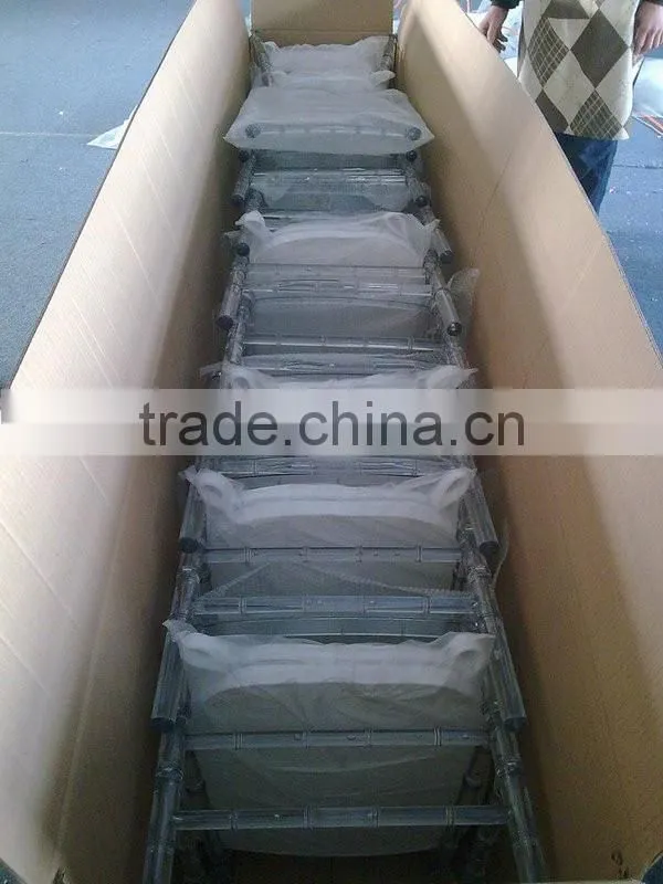Cheap price tiffany crystal acrylic chiavari chair covers for weddings