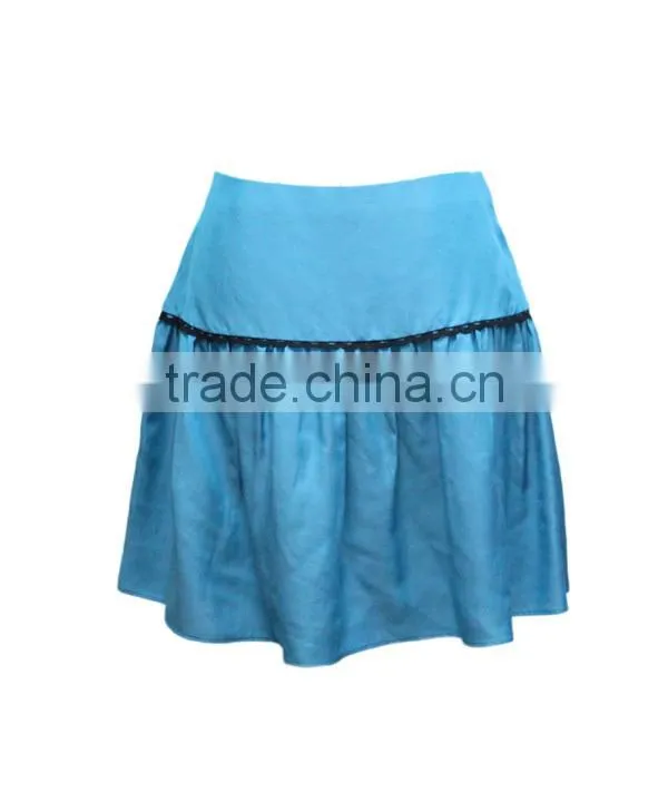women's clothing directly manufacturing hot sexy mini 2015new fashion blue petti skirt