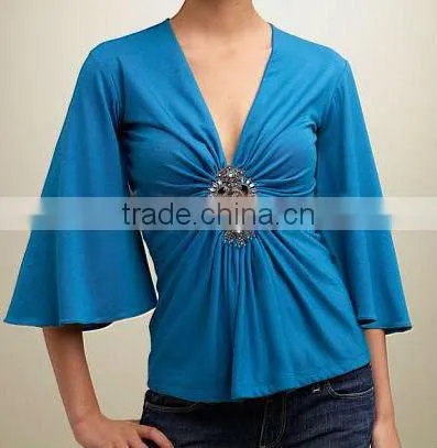 polyester printed top
