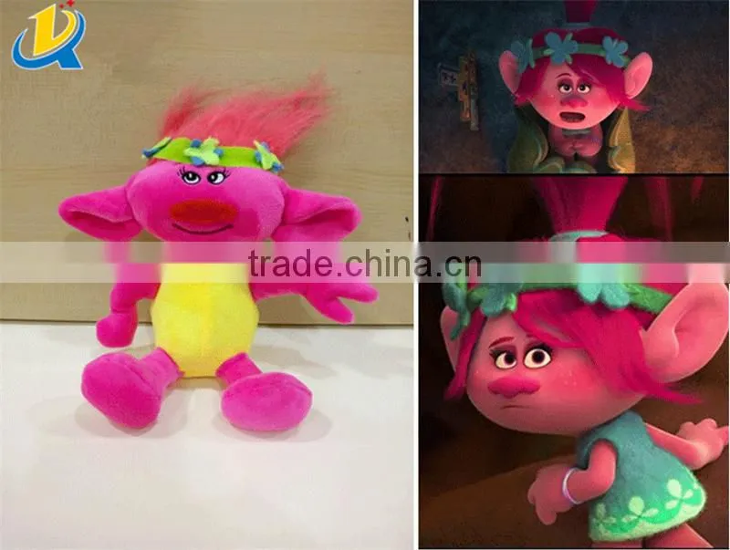 good quality cartoon dreamworks plush toys trolls set stuffed toy