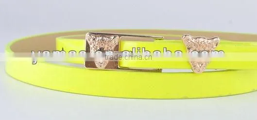 ladies' newest leopard pu belt